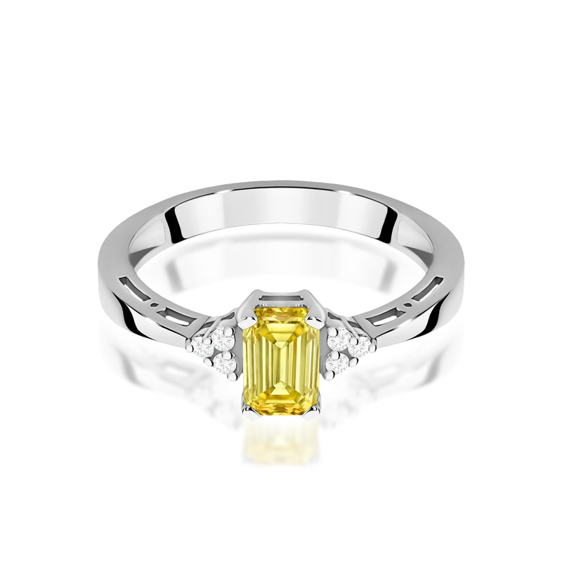 Inel Aur 9K cu Diamante de Laborator 0.53 ct, imaginea 6 din 8