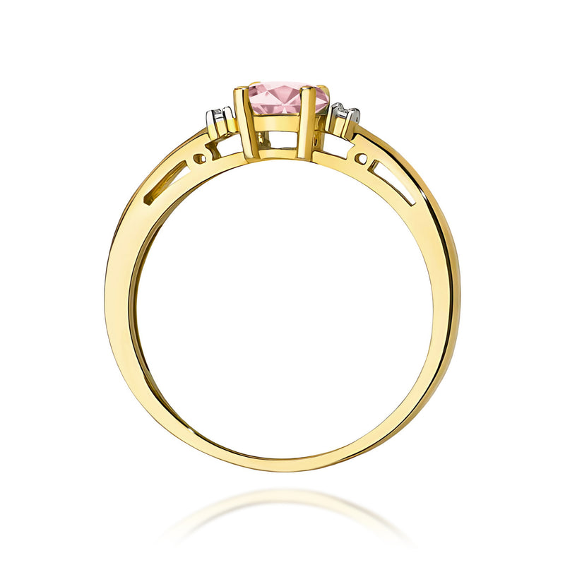 Inel Aur 9K cu Diamante de Laborator 0.53 ct, imaginea 3 din 8
