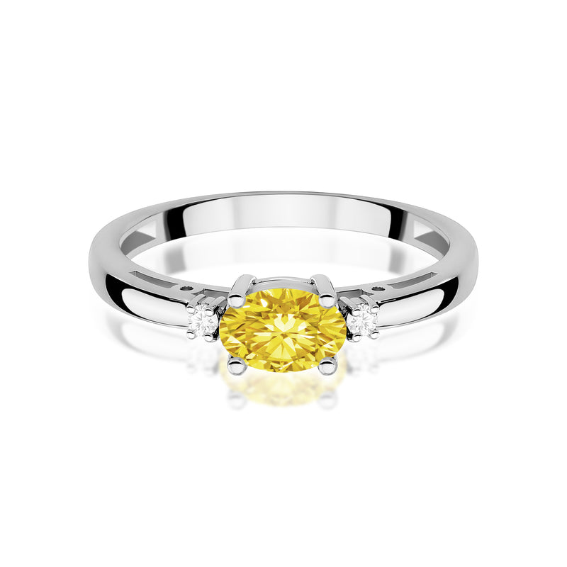 Inel Aur 9K cu Diamante de Laborator 0.53 ct, imaginea 6 din 8