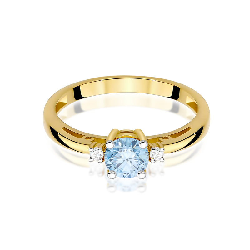Inel Aur 9K cu Diamante de Laborator 0.53 ct, imaginea 2 din 8