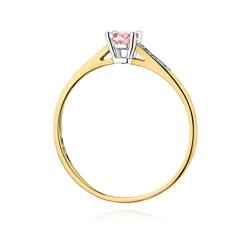 Inel Aur 9K cu Diamante de Laborator 0.21 ct, imaginea 3 din 8