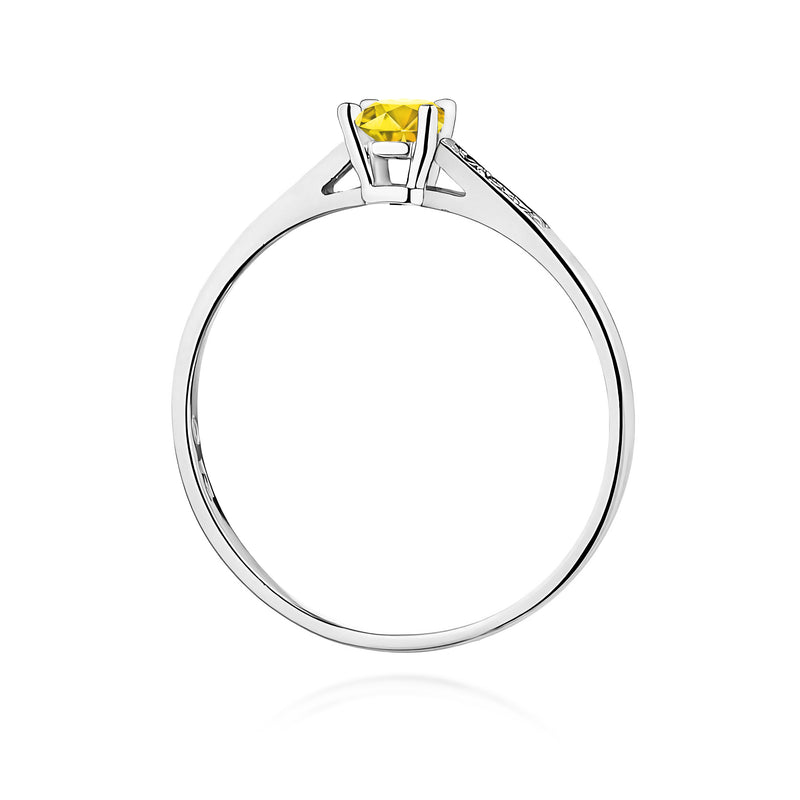 Inel Aur 9K cu Diamante de Laborator 0.21 ct, imaginea 7 din 8