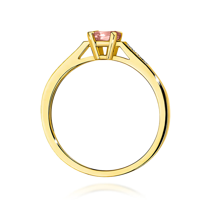Inel Aur 9K cu Diamante de Laborator 0.54 ct, imaginea 3 din 8