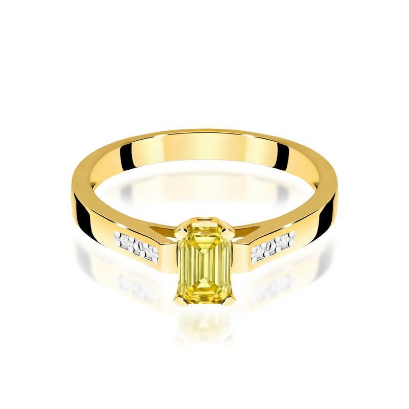 Inel Aur 9K cu Diamante de Laborator 0.54 ct, imaginea 2 din 8