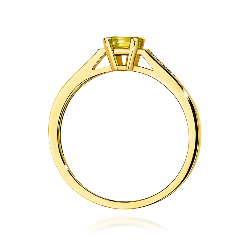 Inel Aur 9K cu Diamante de Laborator 0.54 ct, imaginea 3 din 8