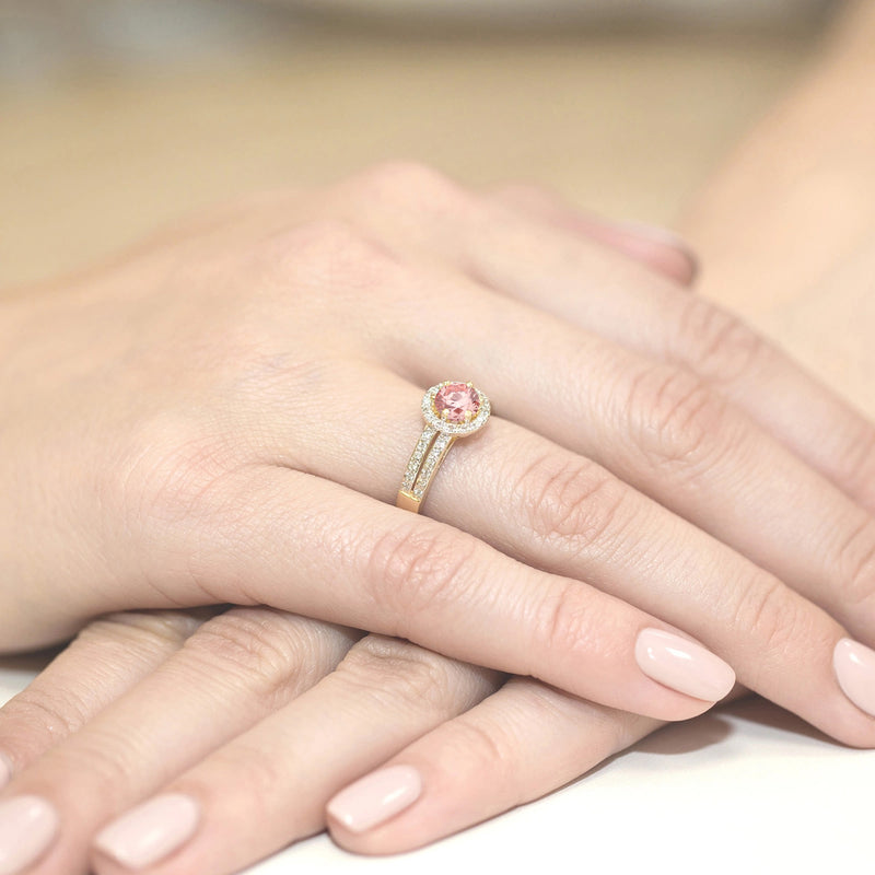Inel Aur 9K cu Diamante de Laborator 0.70 ct, imaginea 4 din 8