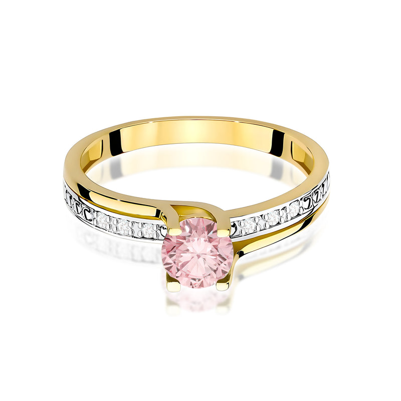 Inel Aur 9K cu Diamante de Laborator 0.53 ct, imaginea 2 din 8
