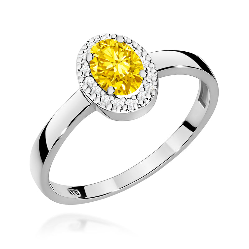 Inel Aur 9K cu Diamante de Laborator 0.58 ct, imaginea 5 din 8