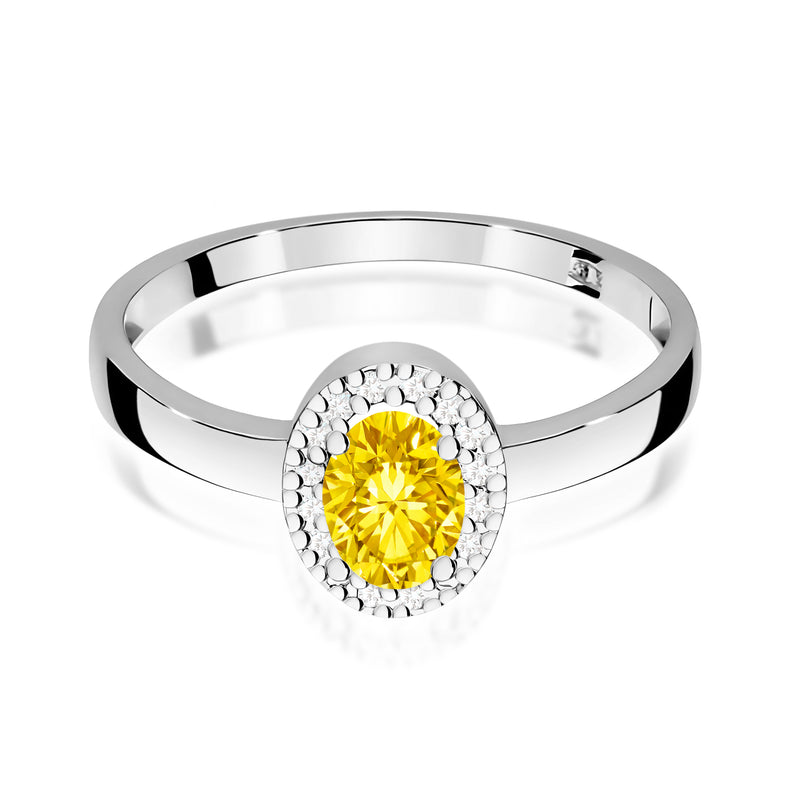 Inel Aur 9K cu Diamante de Laborator 0.58 ct, imaginea 6 din 8