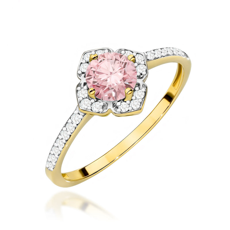 Inel Aur 14K cu Diamante de Laborator 0.63 ct — Aur galben