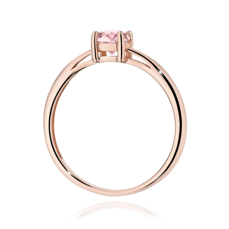Inel Aur 14K cu Diamant Roz de Laborator 0.50 ct, imaginea 7 din 12