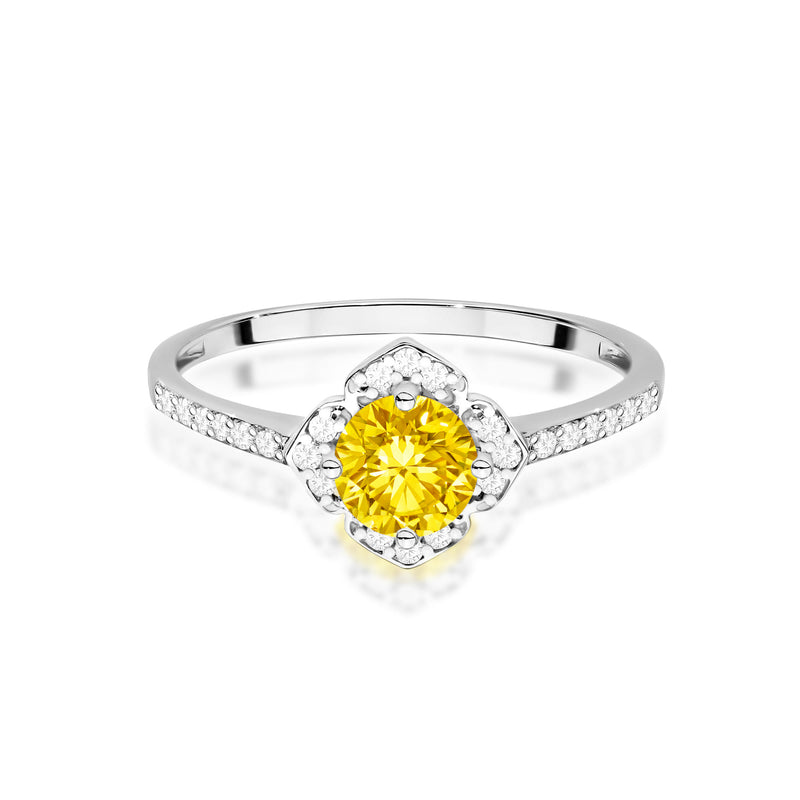 Inel Aur 9K cu Diamante de Laborator 0.63 ct, imaginea 6 din 8