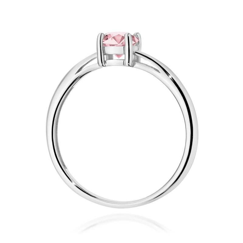 Inel Aur 9K cu Diamant Roz de Laborator 0.50 ct, imaginea 7 din 8