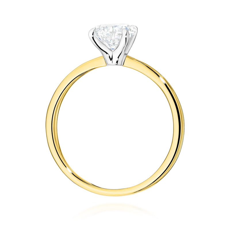 Inel Aur 14K cu Diamant de Laborator 1.00 ct, imaginea 3 din 9