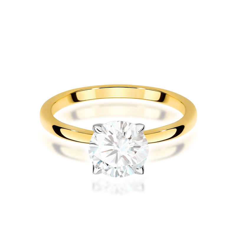 Inel Aur 9K cu Diamant de Laborator 1.00 ct, imaginea 2 din 6