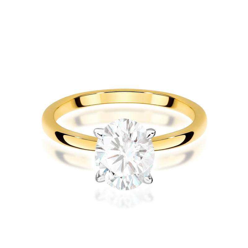 Inel Aur 9K cu Diamant de Laborator 1.00 ct, imaginea 2 din 6