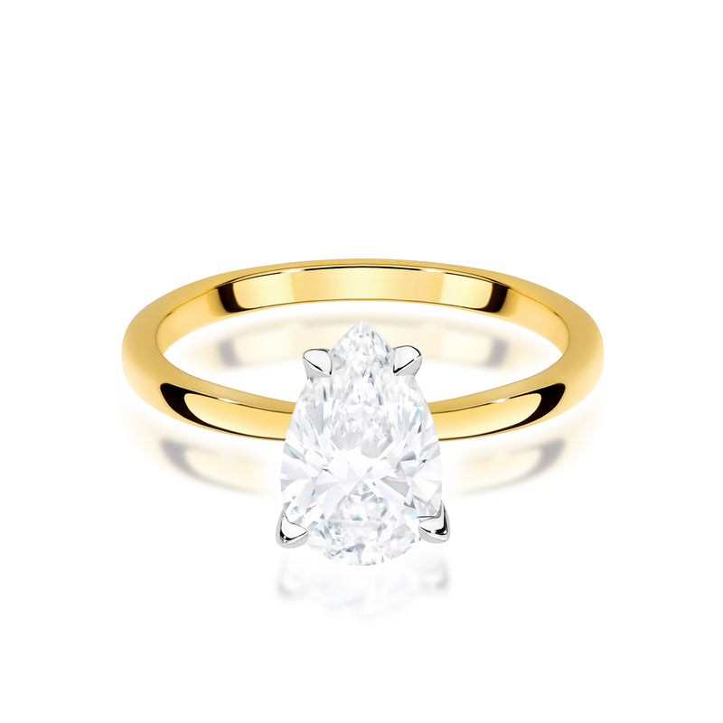 Inel Aur 9K cu Diamant de Laborator 1.00 ct, imaginea 2 din 6