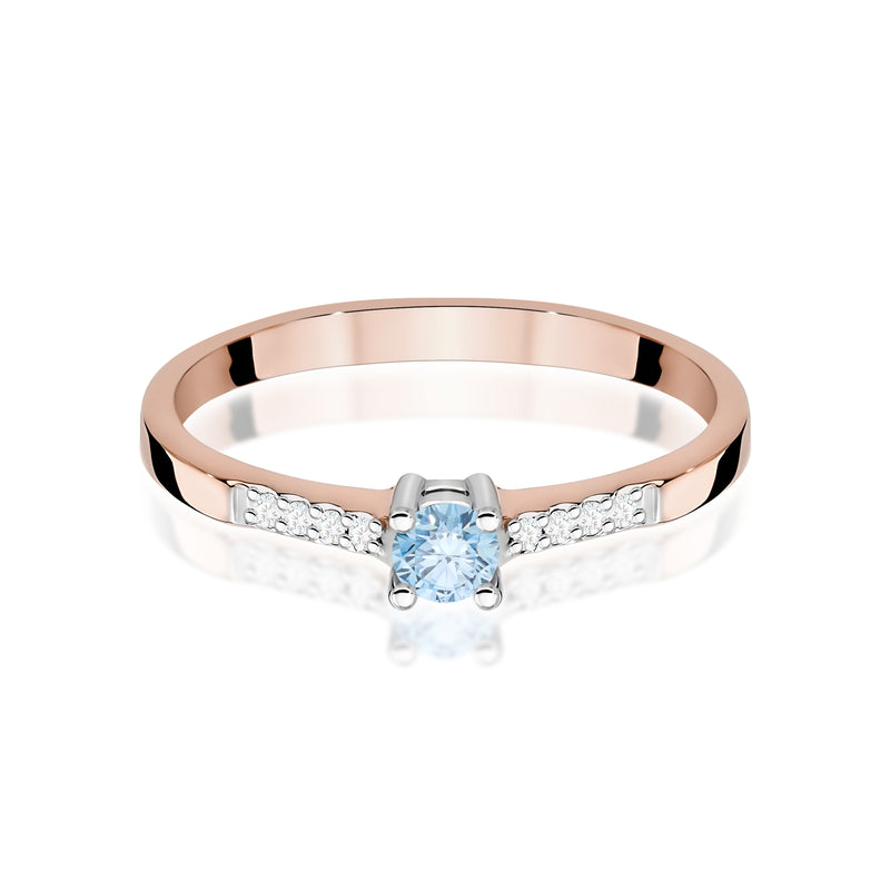 Inel Aur 14K cu Diamante de Laborator 0.22 ct, imaginea 6 din 12
