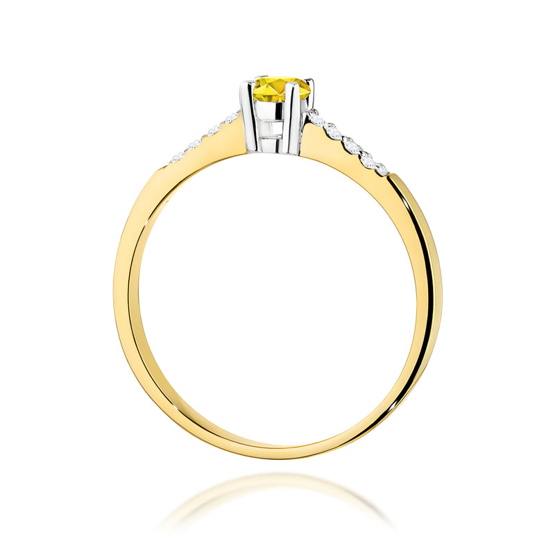 Inel Aur 14K cu Diamante de Laborator 0.22 ct, imaginea 3 din 12