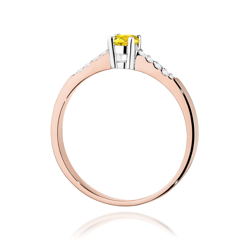Inel Aur 14K cu Diamante de Laborator 0.22 ct, imaginea 7 din 12