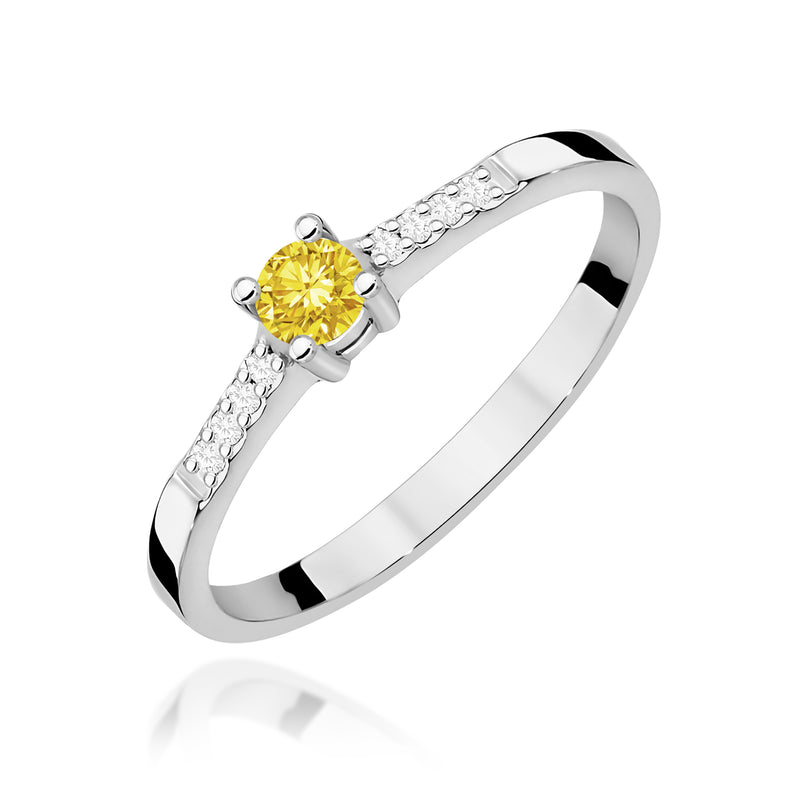 Inel Aur 14K cu Diamante de Laborator 0.22 ct, imaginea 9 din 12