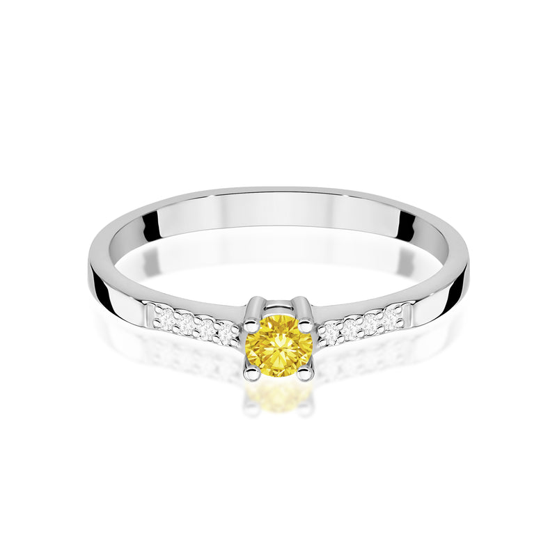 Inel Aur 14K cu Diamante de Laborator 0.22 ct, imaginea 10 din 12