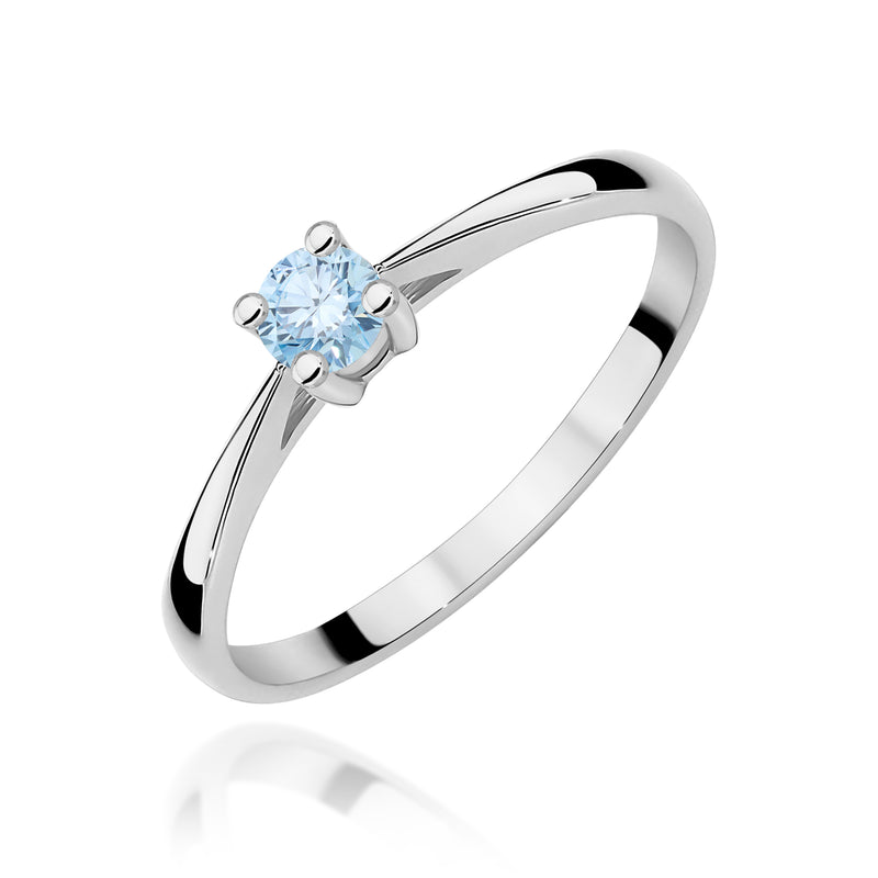 Inel Aur 14K cu Diamant de Laborator 0.15 ct, imaginea 9 din 12