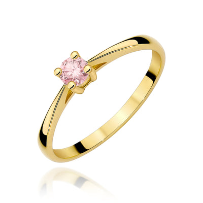 Inel Aur 14K cu Diamant de Laborator 0.15 ct