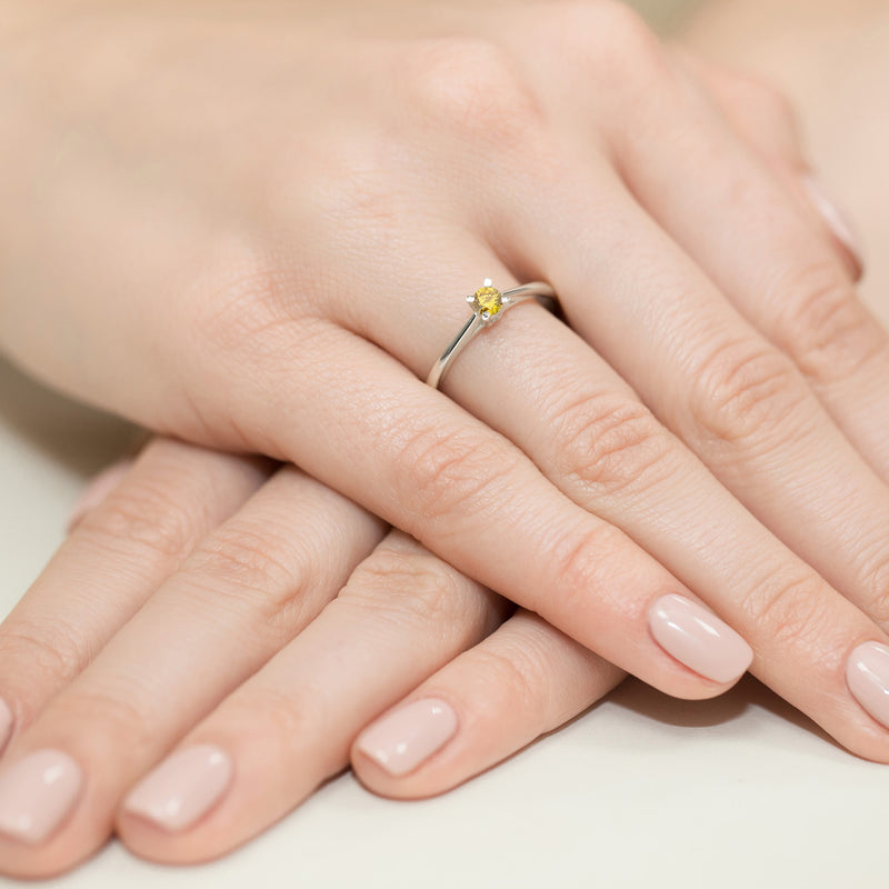 Inel Aur 14K cu Diamant de Laborator 0.15 ct, imaginea 12 din 12