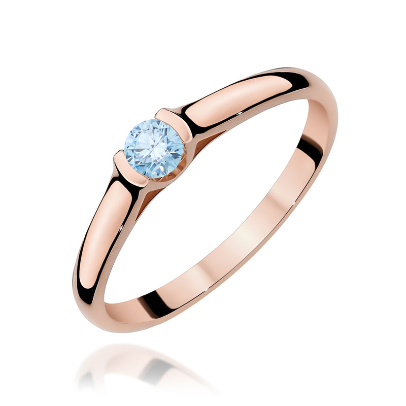 Inel Aur 14K cu Diamant de Laborator 0.15 ct, imaginea 5 din 12