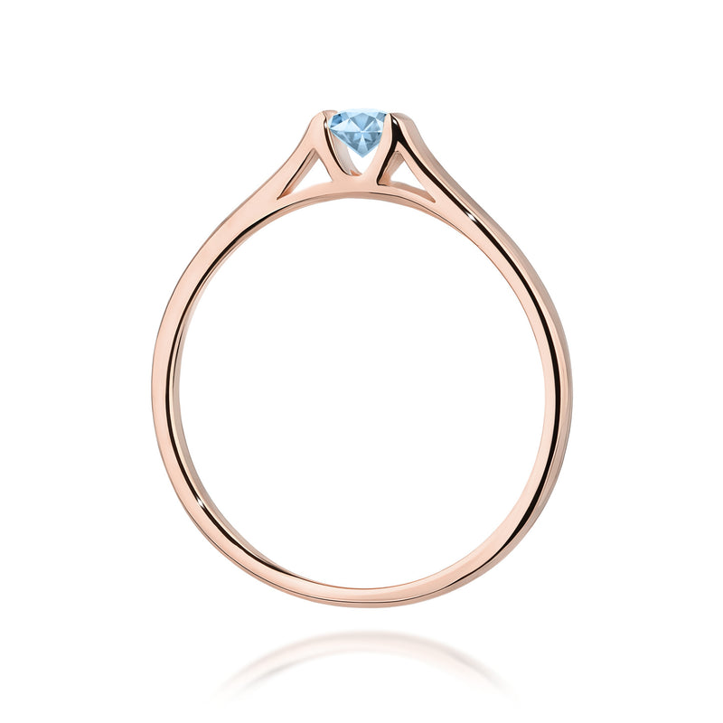 Inel Aur 14K cu Diamant de Laborator 0.15 ct, imaginea 7 din 12