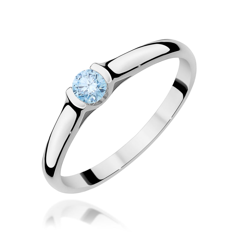 Inel Aur 14K cu Diamant de Laborator 0.15 ct, imaginea 9 din 12
