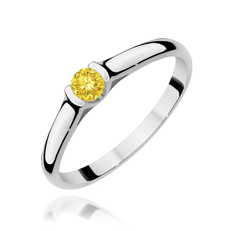 Inel Aur 14K cu Diamant de Laborator 0.15 ct, imaginea 9 din 12