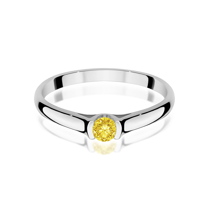Inel Aur 14K cu Diamant de Laborator 0.15 ct, imaginea 10 din 12