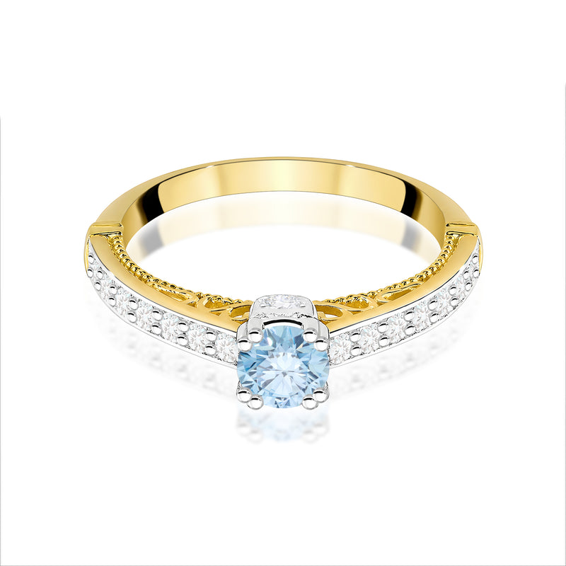 Inel Aur 14K cu Diamante de Laborator 0.56 ct, imaginea 2 din 12