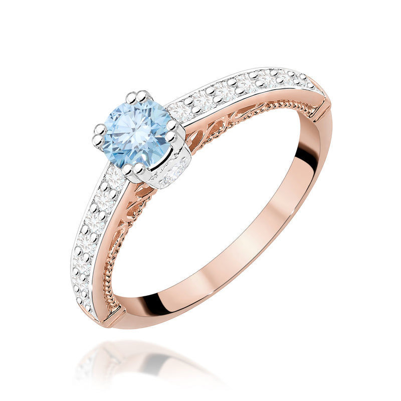 Inel Aur 14K cu Diamante de Laborator 0.56 ct, imaginea 5 din 12