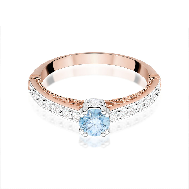 Inel Aur 14K cu Diamante de Laborator 0.56 ct, imaginea 6 din 12