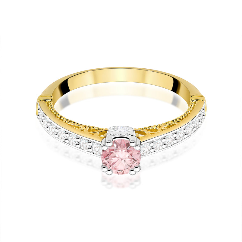 Inel Aur 14K cu Diamante de Laborator 0.56 ct, imaginea 2 din 12
