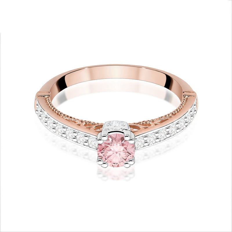 Inel Aur 14K cu Diamante de Laborator 0.56 ct, imaginea 6 din 12
