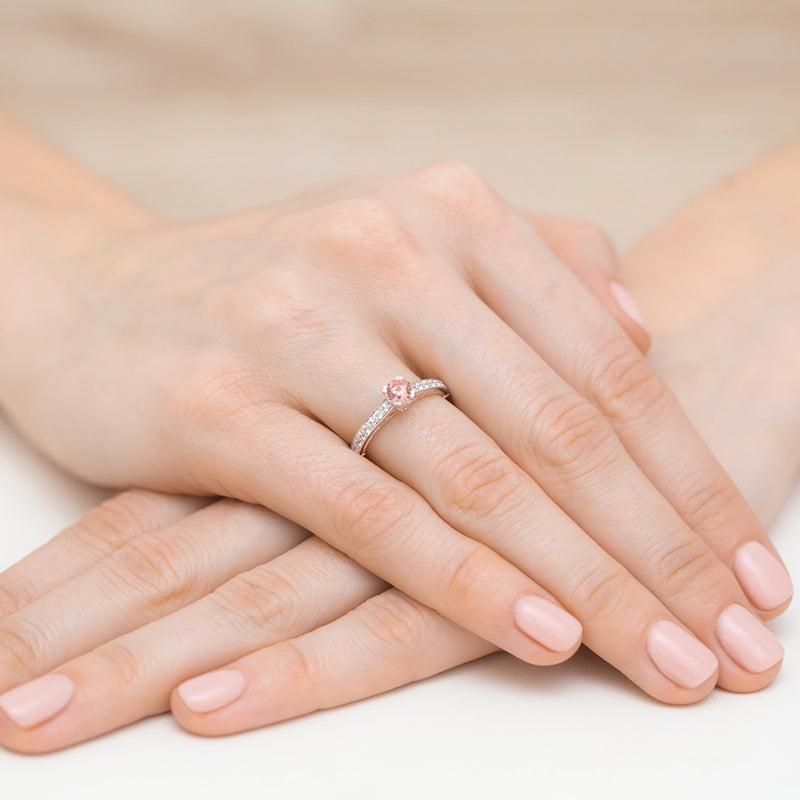 Inel Aur 14K cu Diamante de Laborator 0.56 ct, imaginea 8 din 12
