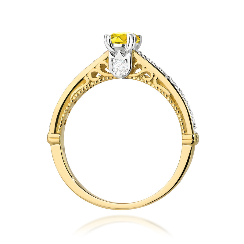 Inel Aur 14K cu Diamante de Laborator 0.56 ct, imaginea 3 din 12