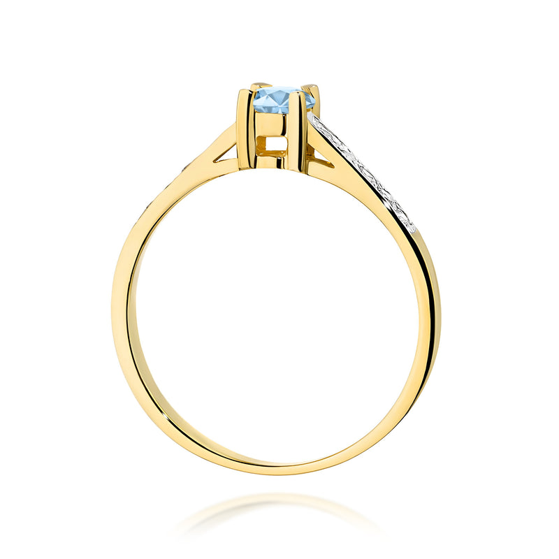 Inel Aur 14K cu Diamante de Laborator 0.45 ct, imaginea 3 din 12