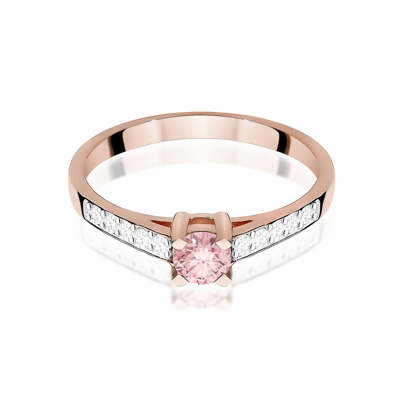 Inel Aur 14K cu Diamante de Laborator 0.45 ct, imaginea 6 din 12