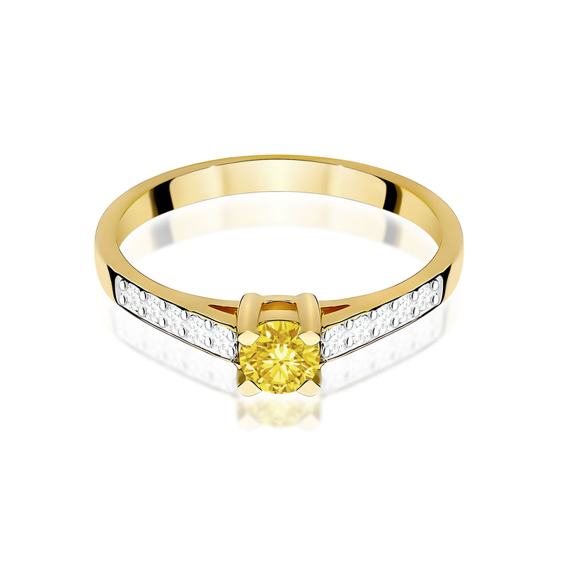 Inel Aur 14K cu Diamante de Laborator 0.45 ct, imaginea 2 din 12