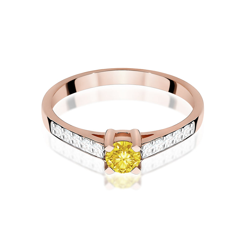Inel Aur 14K cu Diamante de Laborator 0.45 ct, imaginea 6 din 12