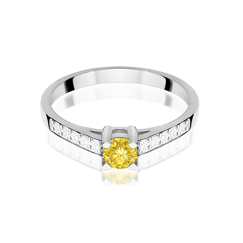 Inel Aur 14K cu Diamante de Laborator 0.45 ct, imaginea 10 din 12
