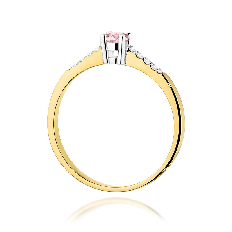 Inel Aur 9K cu Diamante de Laborator 0.22 ct, imaginea 3 din 8