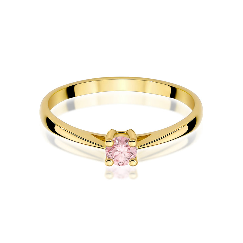 Inel Aur 9K cu Diamant de Laborator 0.15 ct, imaginea 2 din 8
