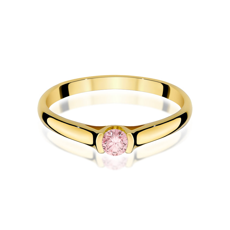 Inel Aur 9K cu Diamant de Laborator 0.15 ct, imaginea 2 din 8
