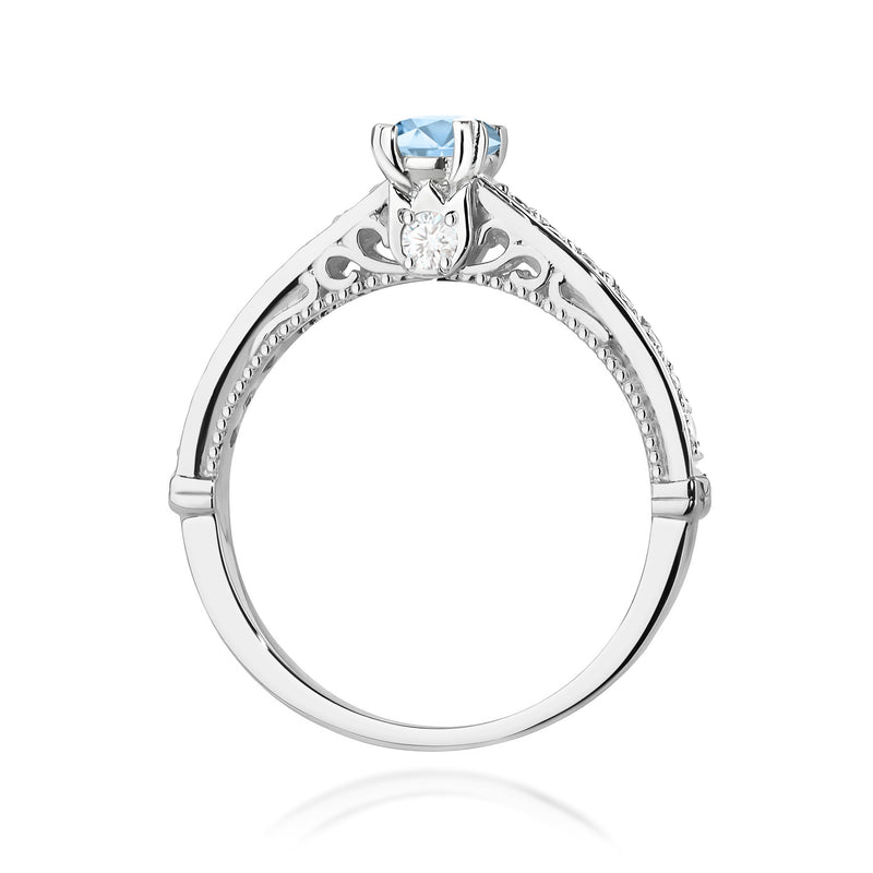 Inel Aur 9K cu Diamante de Laborator 0.56 ct, imaginea 7 din 8